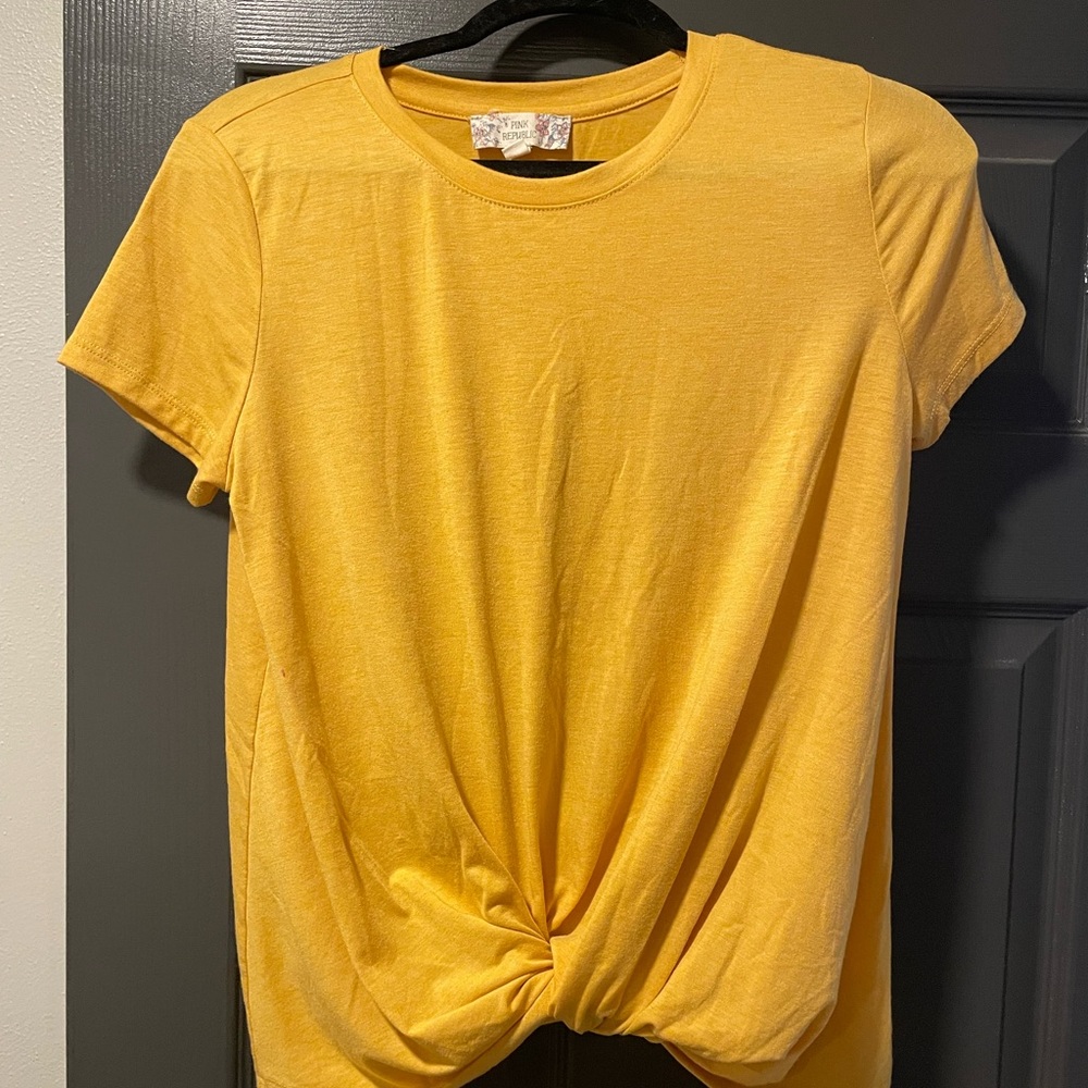 Pink Republic Mustard Tee
